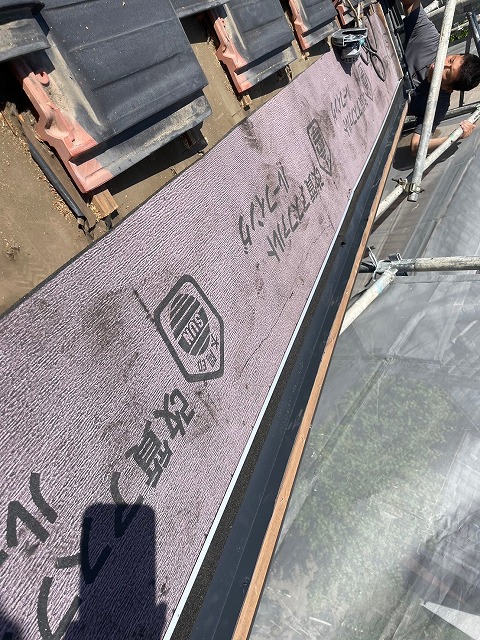 屋根下葺き交野市