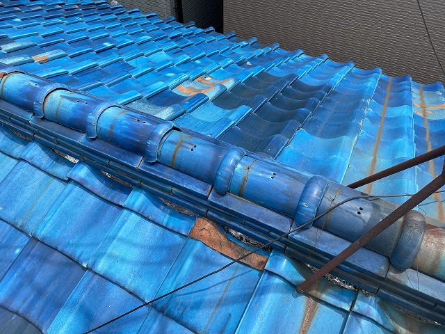 棟際凍て　寝屋川市