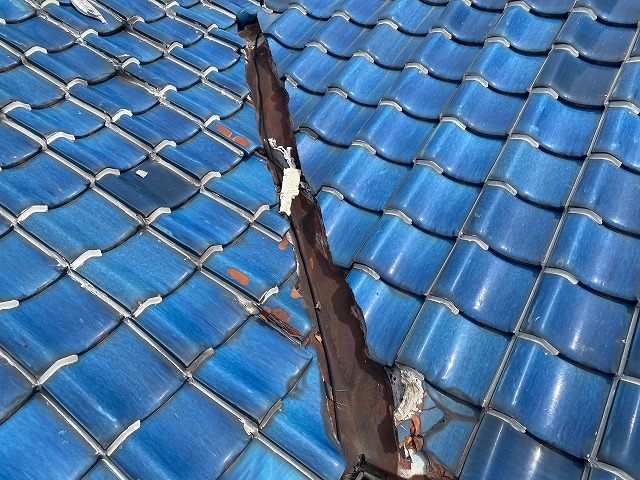 漆喰剥がれ　枚方市