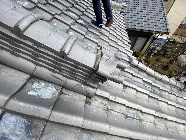 鬼周り漆喰寝屋川市