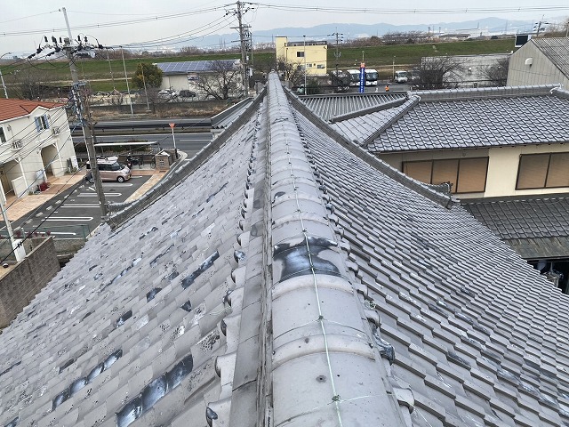 寺　棟瓦　寝屋川市