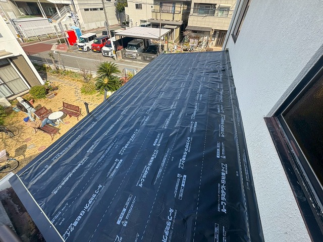 粘着ゴムアスルーフィング　平野区