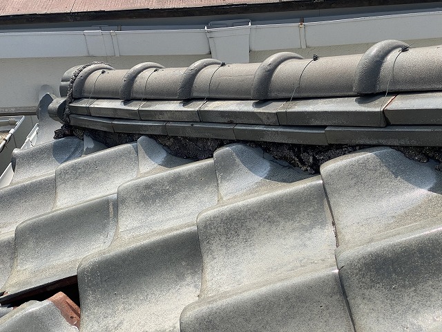 棟瓦勾配　門真市