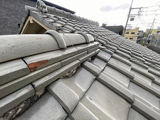 のし瓦勾配　寝屋川市