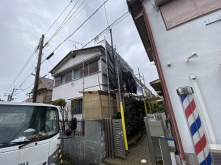 足場工事　伊丹市