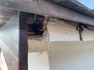 モルタル壁　伊丹市