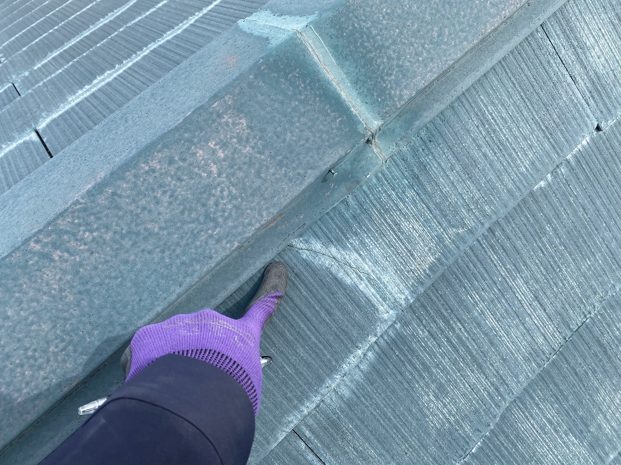 瓦割れ　寝屋川市