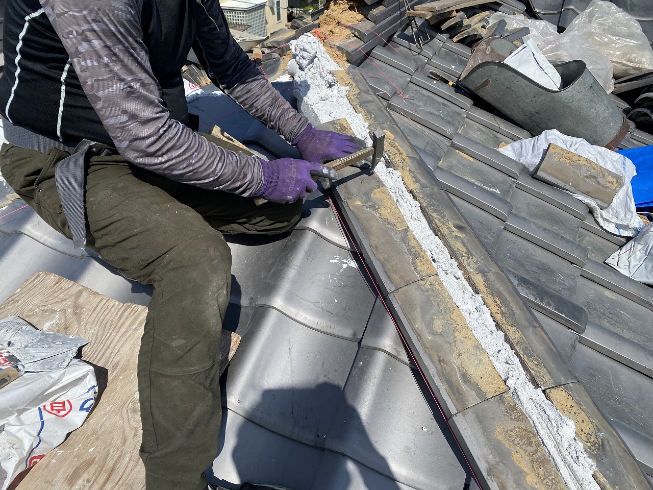 棟積み　枚方市