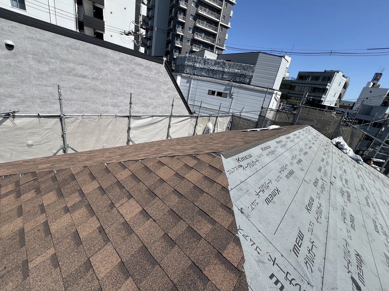 シングル葺き　枚方市