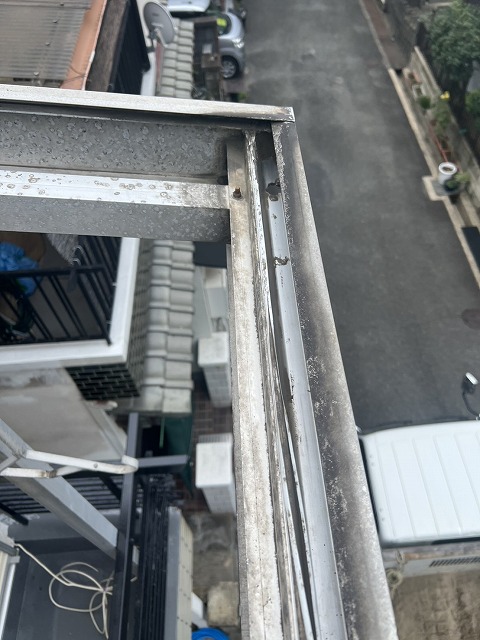 レール掃除　大東市
