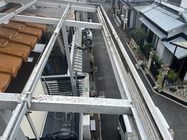 波板工事　大東市