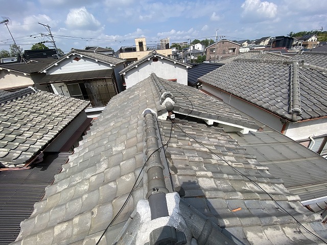 屋根現状　枚方市