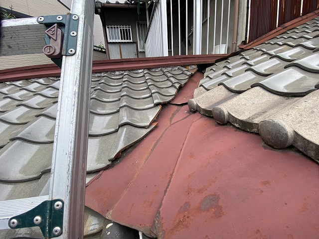 屋根現状　福島区