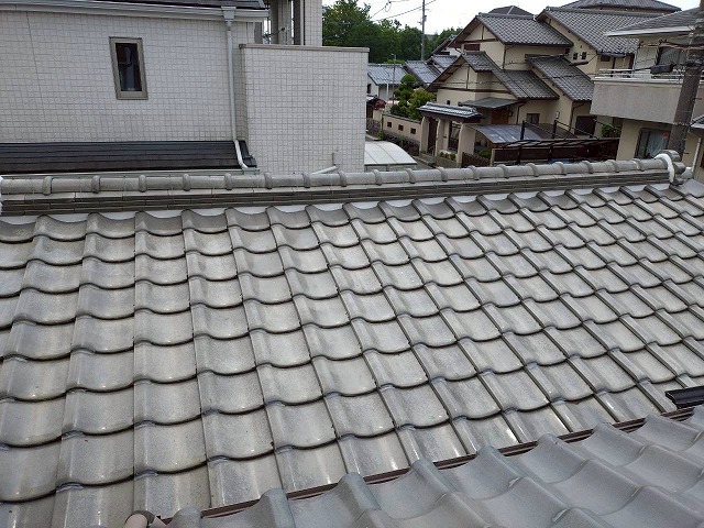 補修後の棟全体