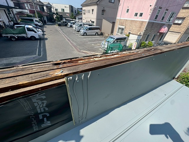 立ち上がり部の下地状況