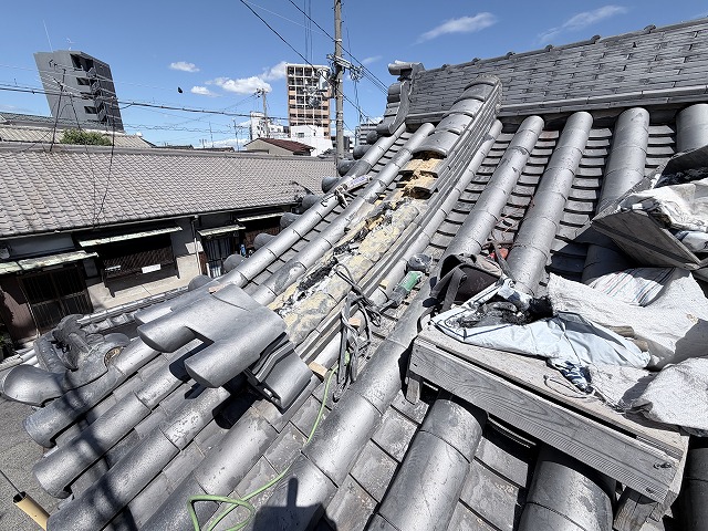 降り棟積み　大阪市