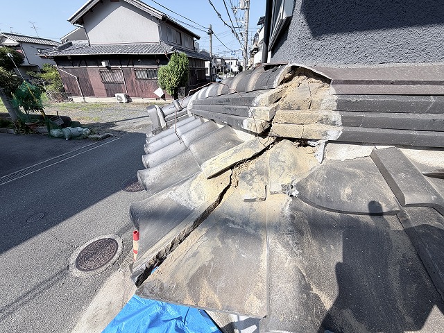棟瓦解体　寝屋川市