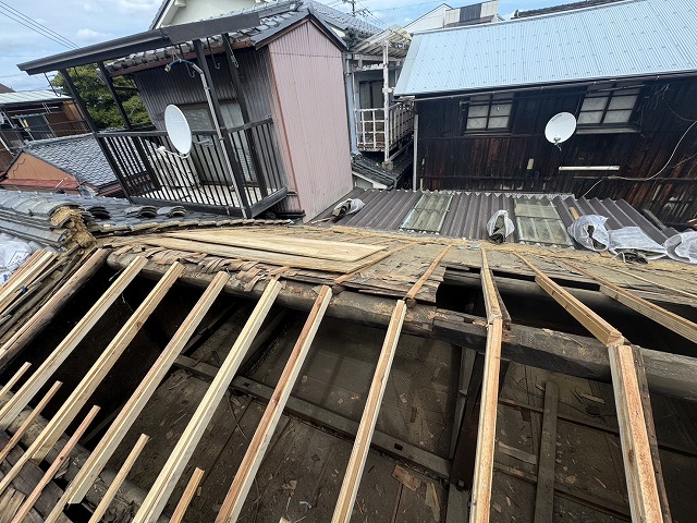母屋工事　城東区