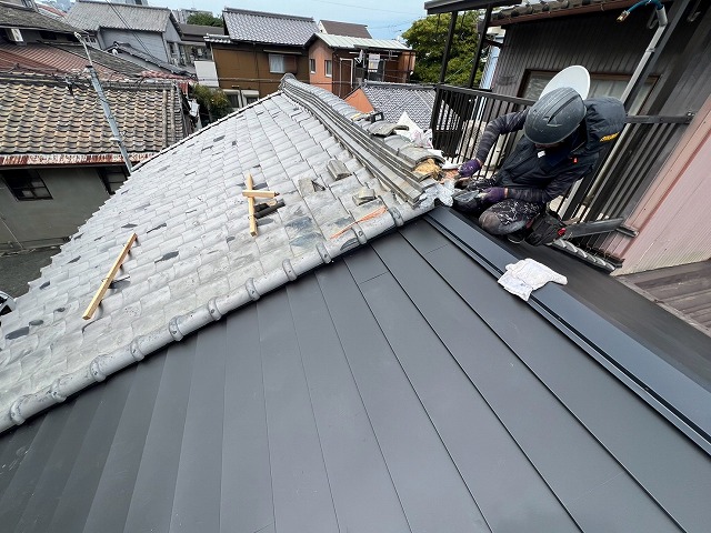 取り合い部工事　城東区