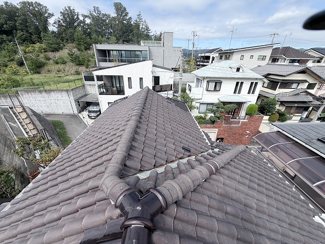 屋根全景　高槻市