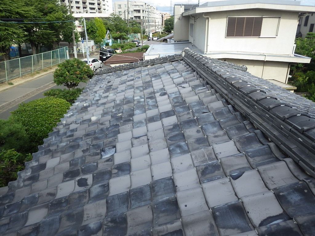 屋根全景　門真市