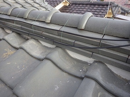 本棟漆喰塗り替え