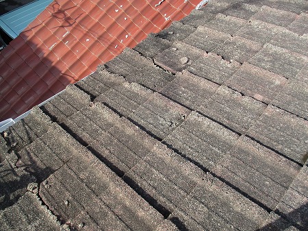 厚型スレート瓦
