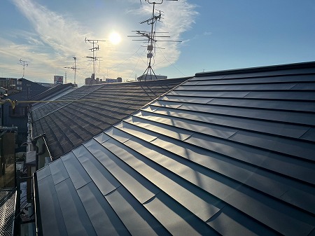 カレッセ葺上完了