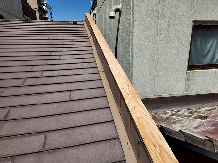 合板で下地補強