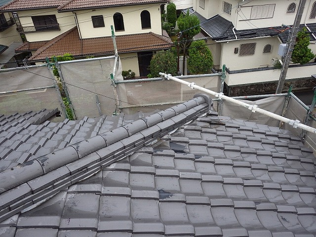 屋根現状　寝屋川市