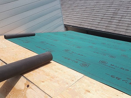 ルーフィングはり