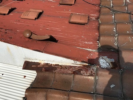 パラペット取り合い