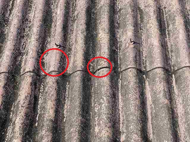 スレート劣化　門真市