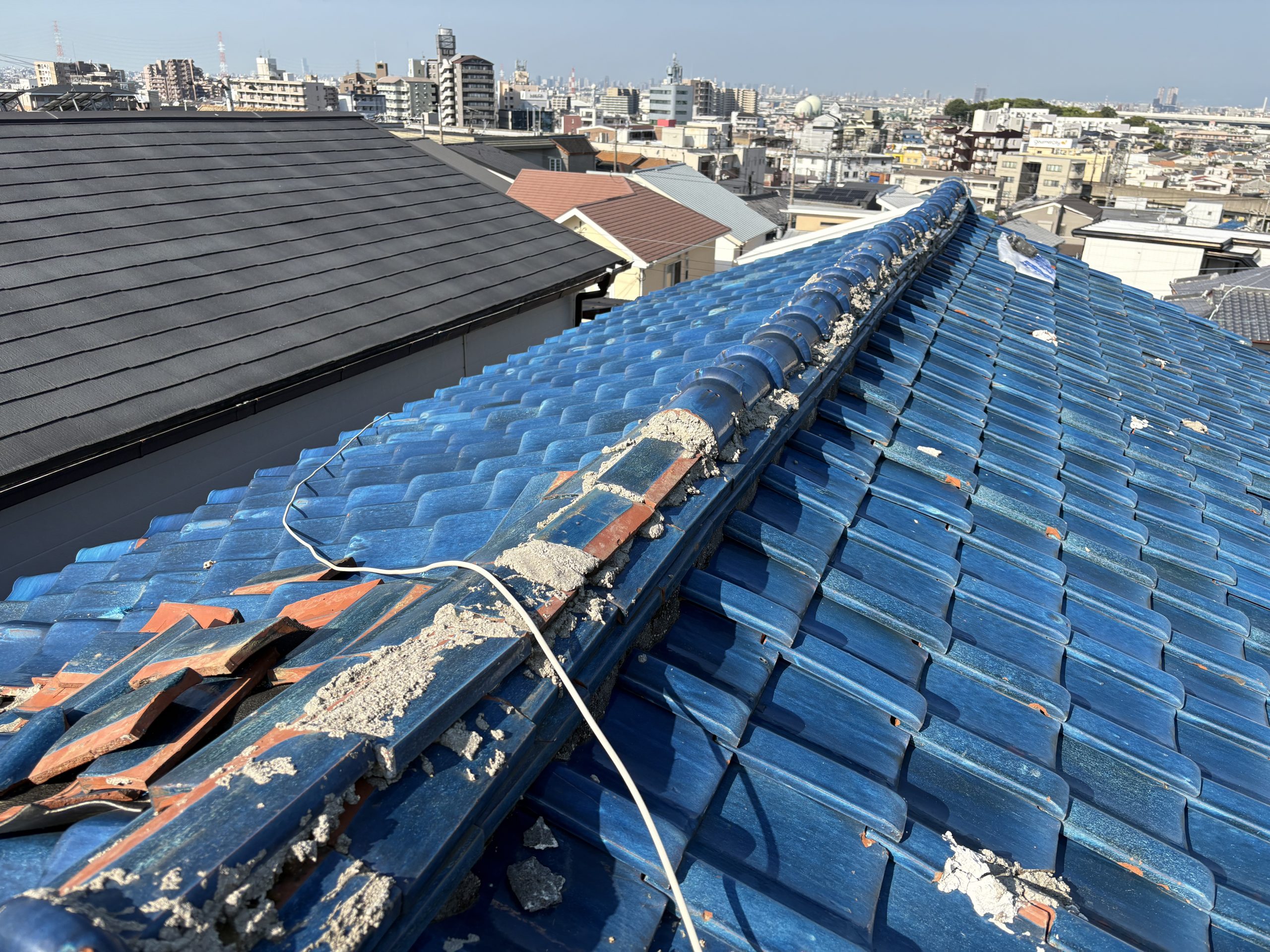 四条畷市　雨漏り！瓦の崩れ！様々な問題のある空き家を修繕してきました！
