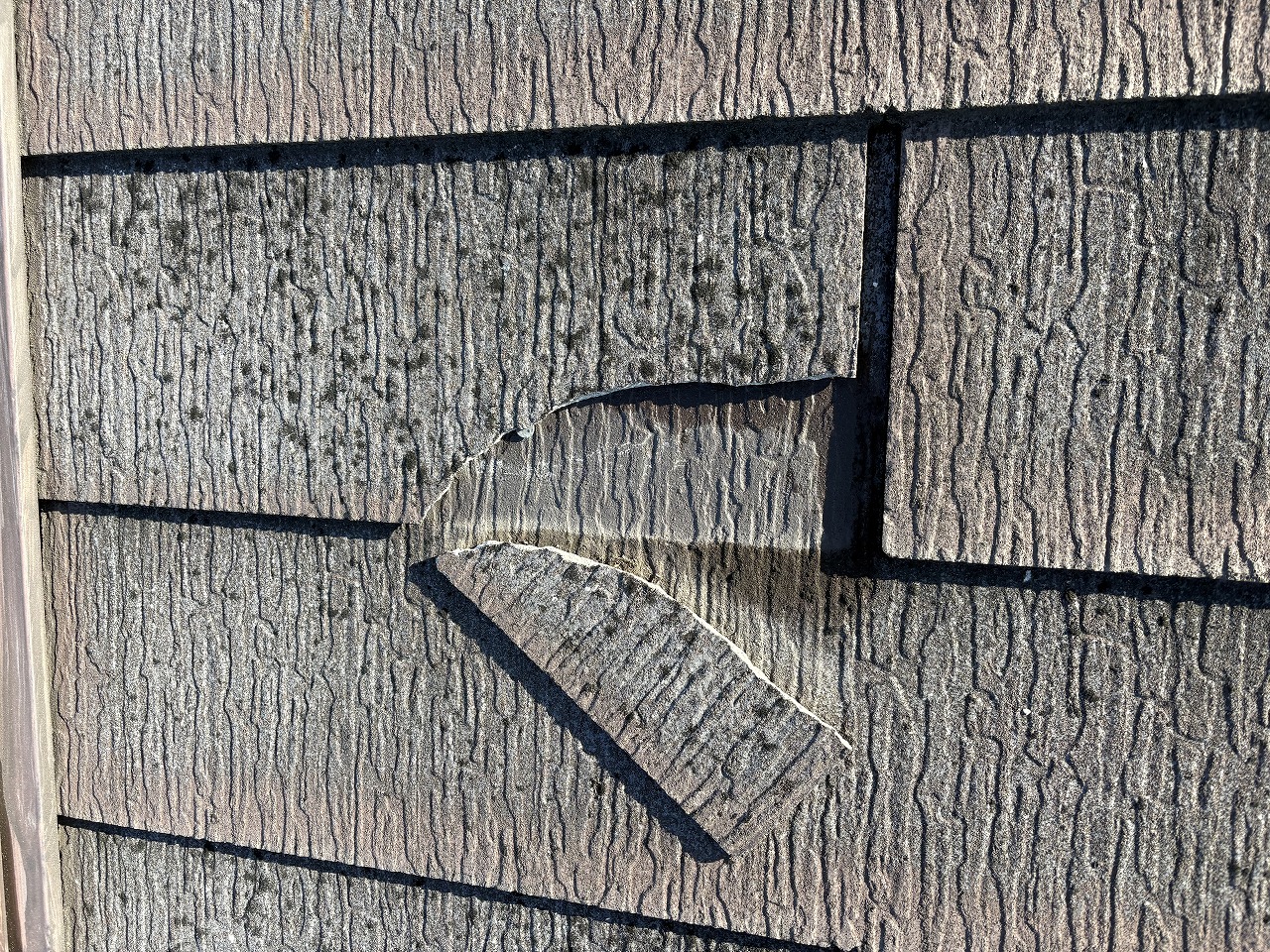 カラーベスト割れ