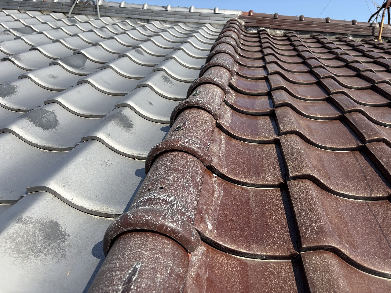 守口市　瓦屋根のメンテナンス。長屋特有の増築部分「カワラボー」の劣化と補修の重要性【ブログ】