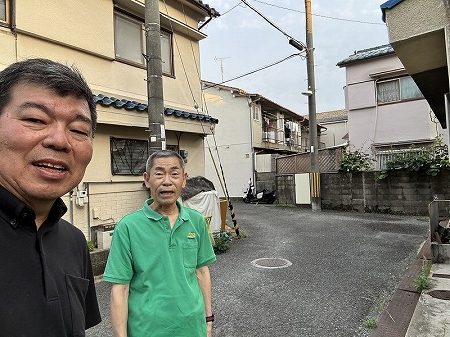 お客様との写真