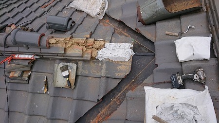 棟取り合い部復旧